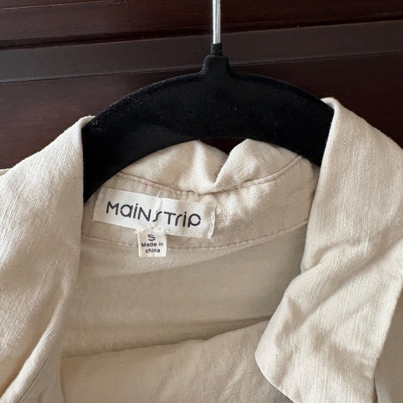 Size Small Main Strip RicRac Short Set - Cream and Black - Picture 2 of 3